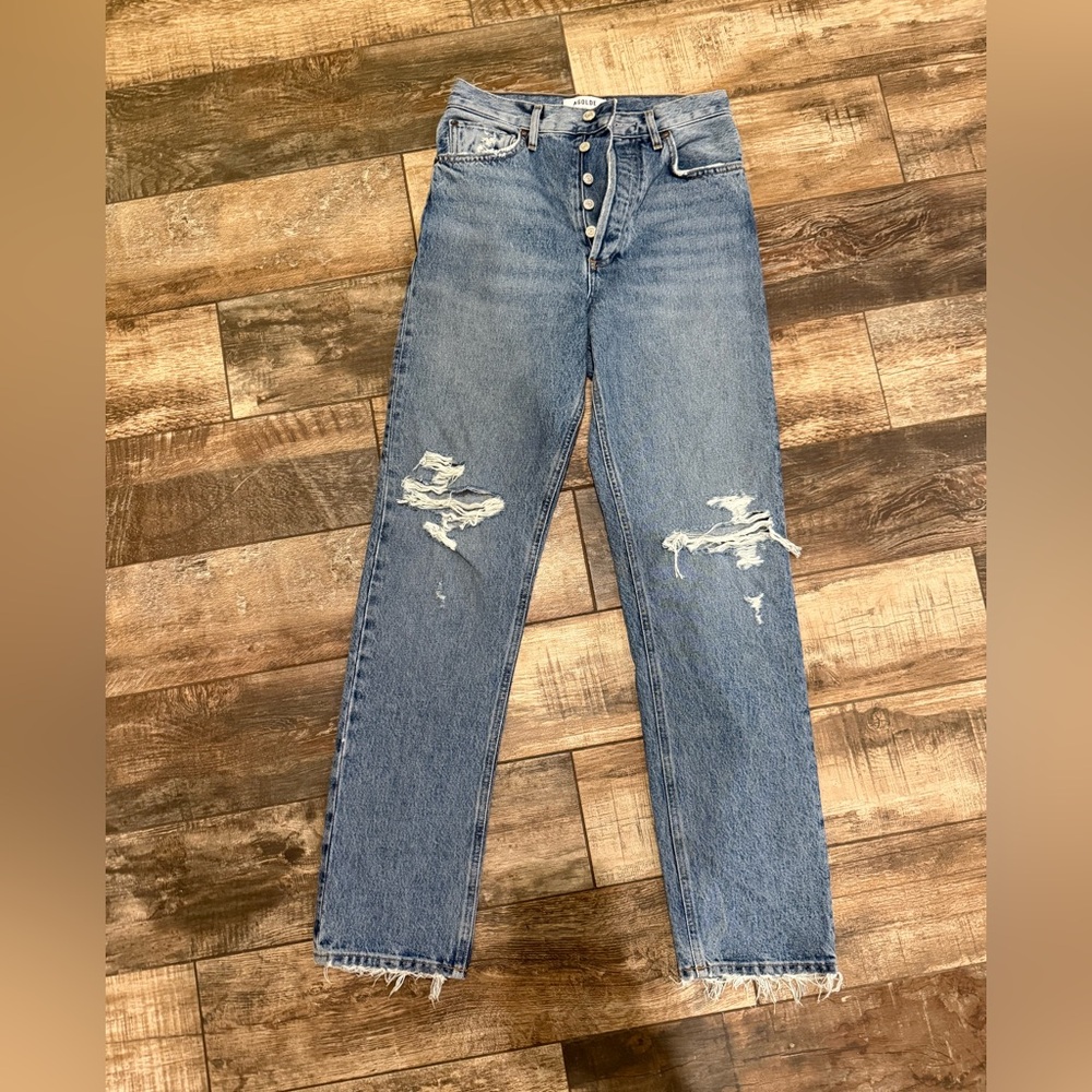 AGOLDE STRAIGHT LEG JEANS SIZE 24